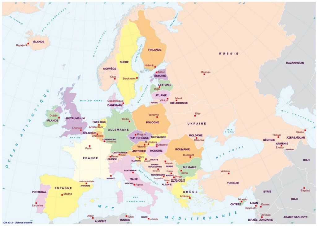 cartes-de-l-europe-et-informations-sur-le-continent-europ-en