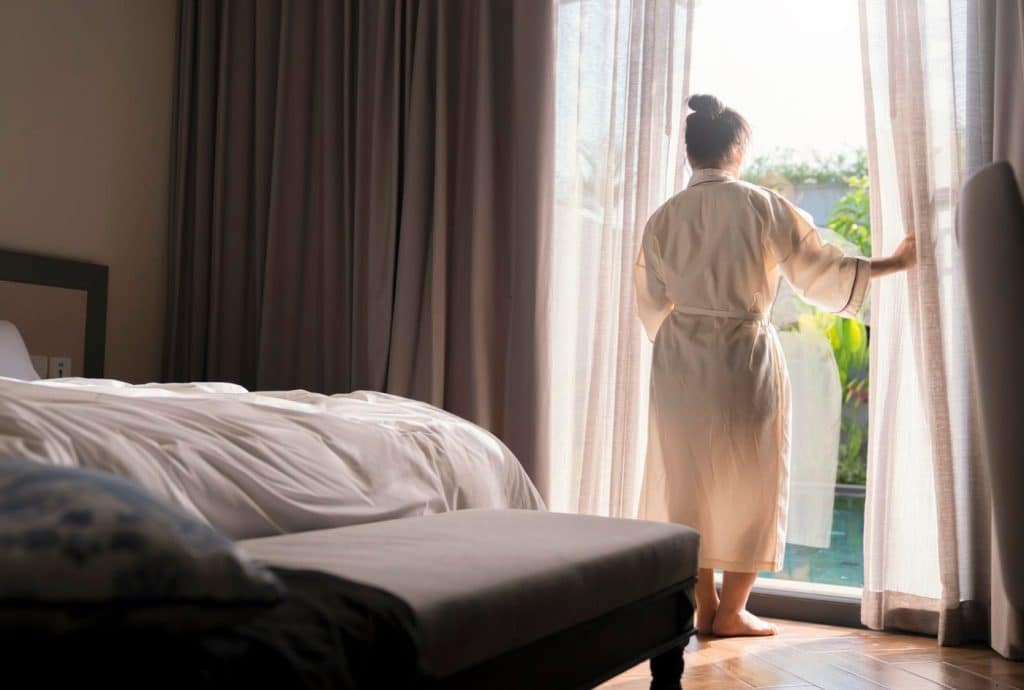 sleep tourism en chambre d'hotel
