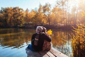 couple en automne