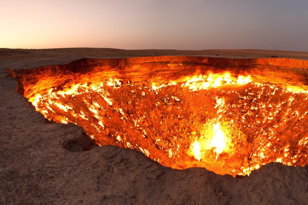 cratere turkmenistan