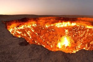 cratere turkmenistan