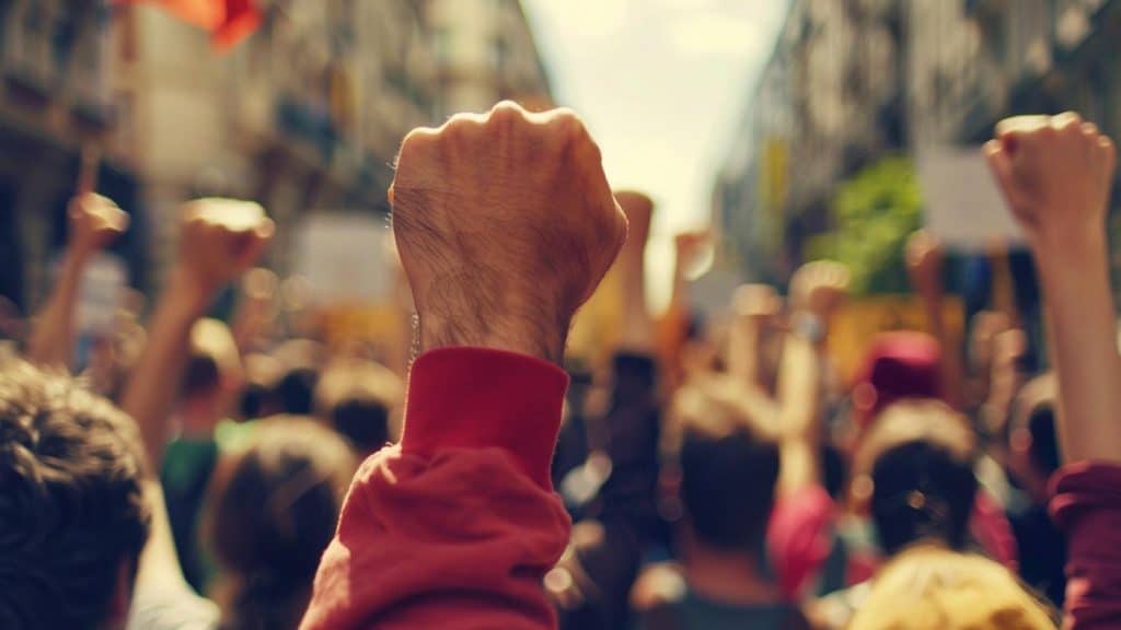 les manifestants